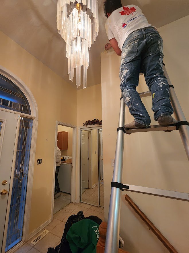 Luxury painted living room interior Ottawa